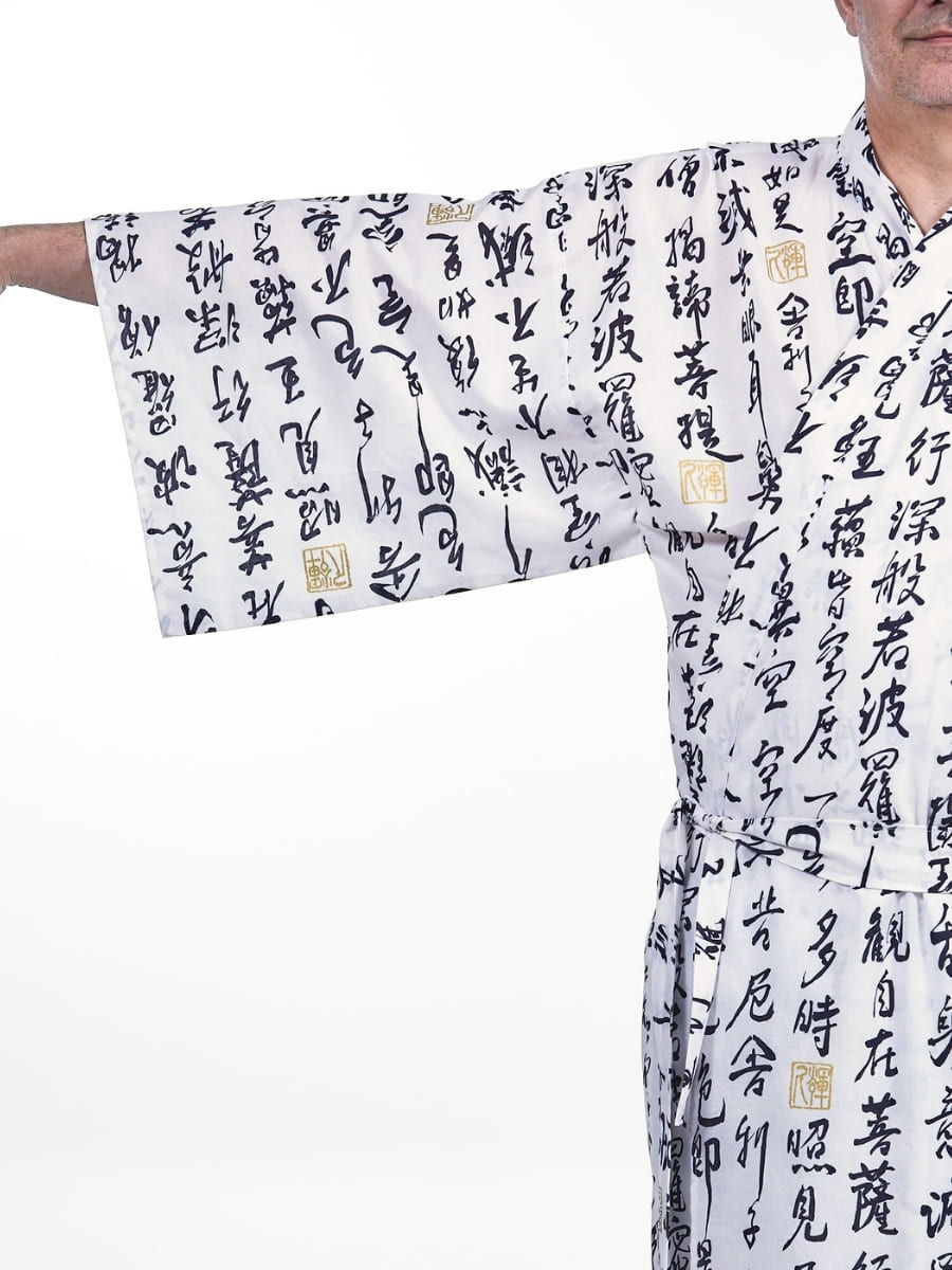 Men’s Yukata Kimono – Hannya Sutra