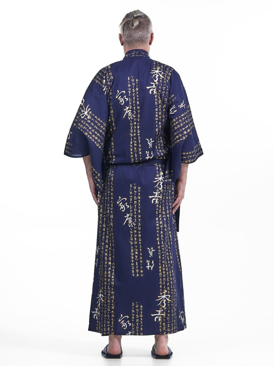 Men’s Yukata Kimono – Kanji