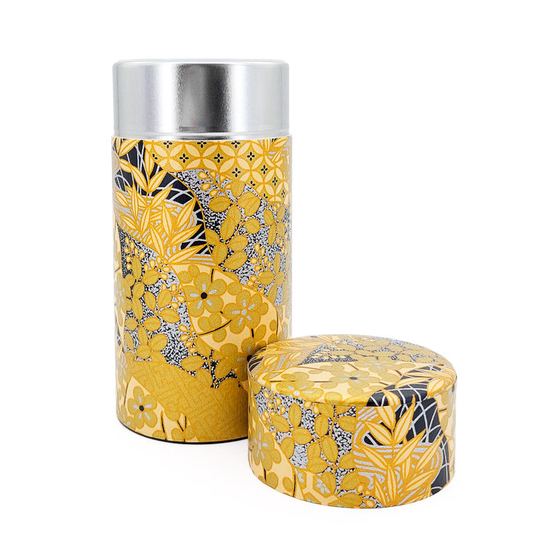 Golden Washi Japanese Tea Caddy
