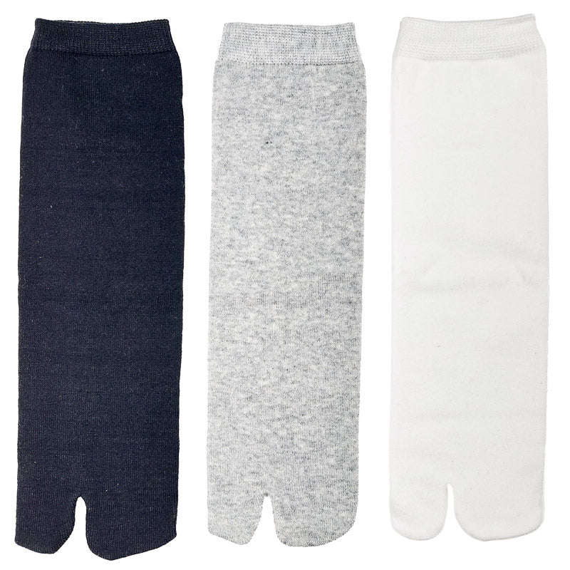 3 Pairs of Japanese Tabi Socks EU 37-43