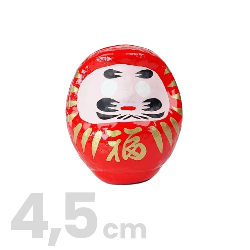 Red Japanese Daruma Doll 4,5 cm