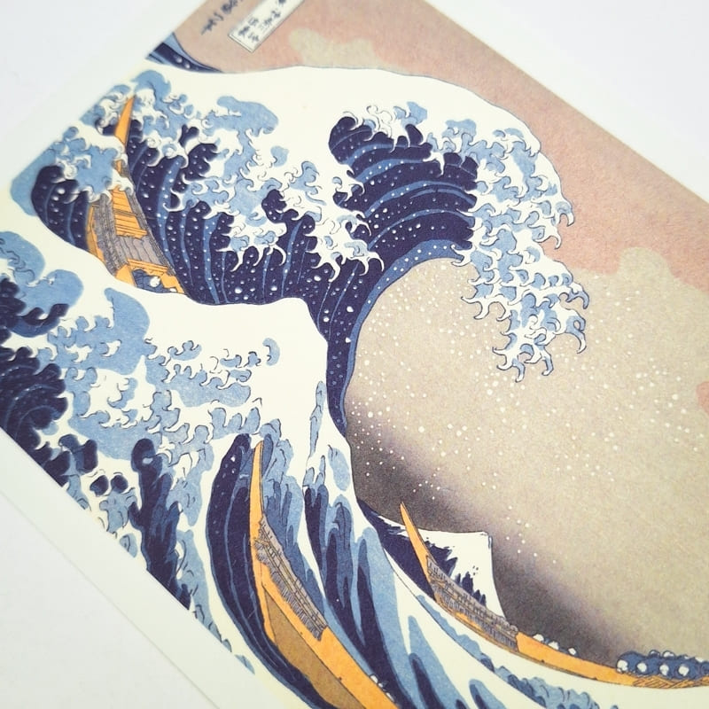 Japanese Postcard Wave of Kanagawa