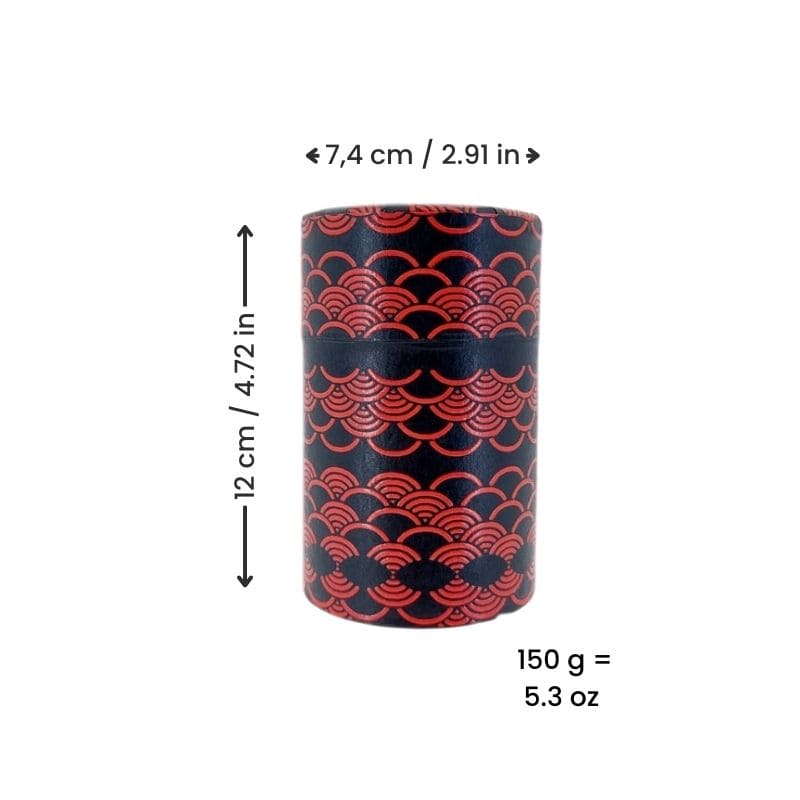 Bulk Tea Canister - Seigaiha