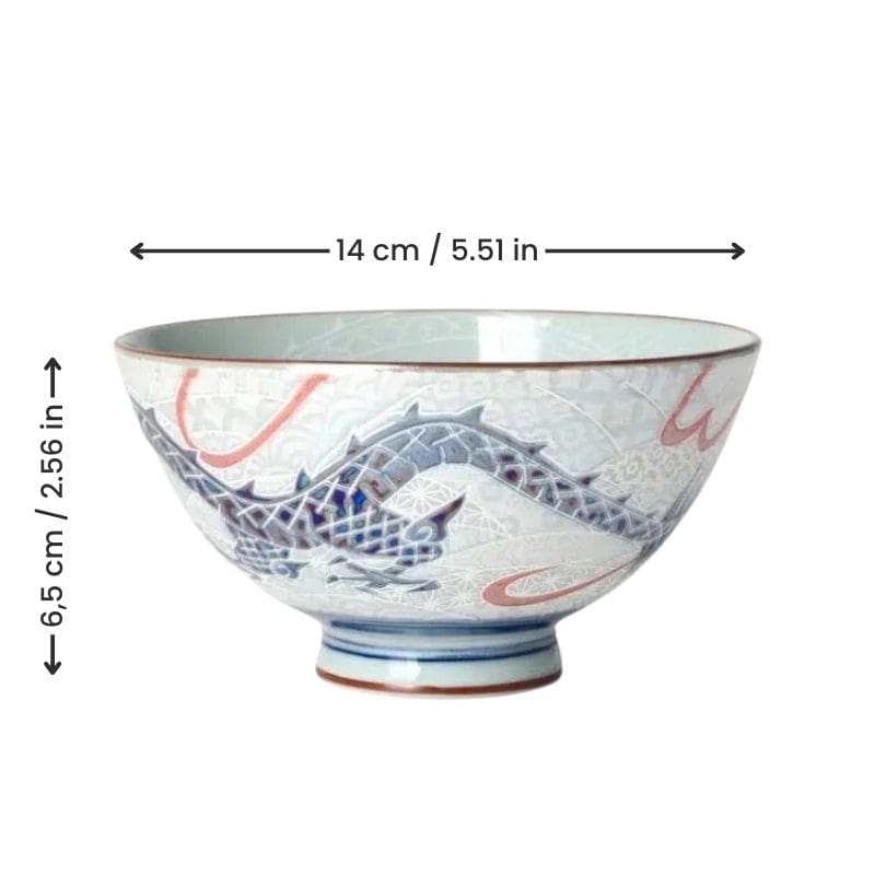 Japanese Ceramic Bowl - Dragon