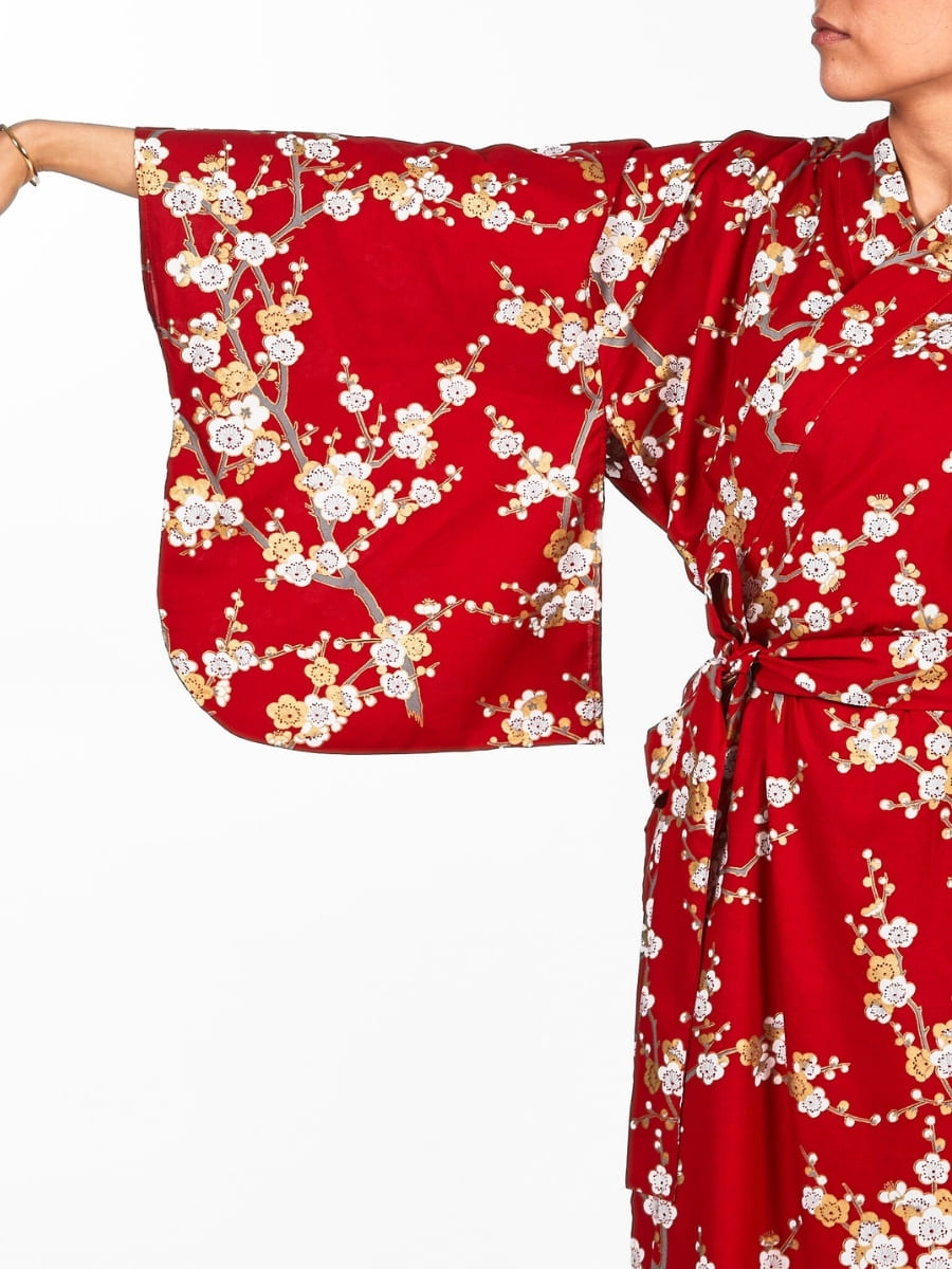 Women's Yukata Kimono - Shiraume