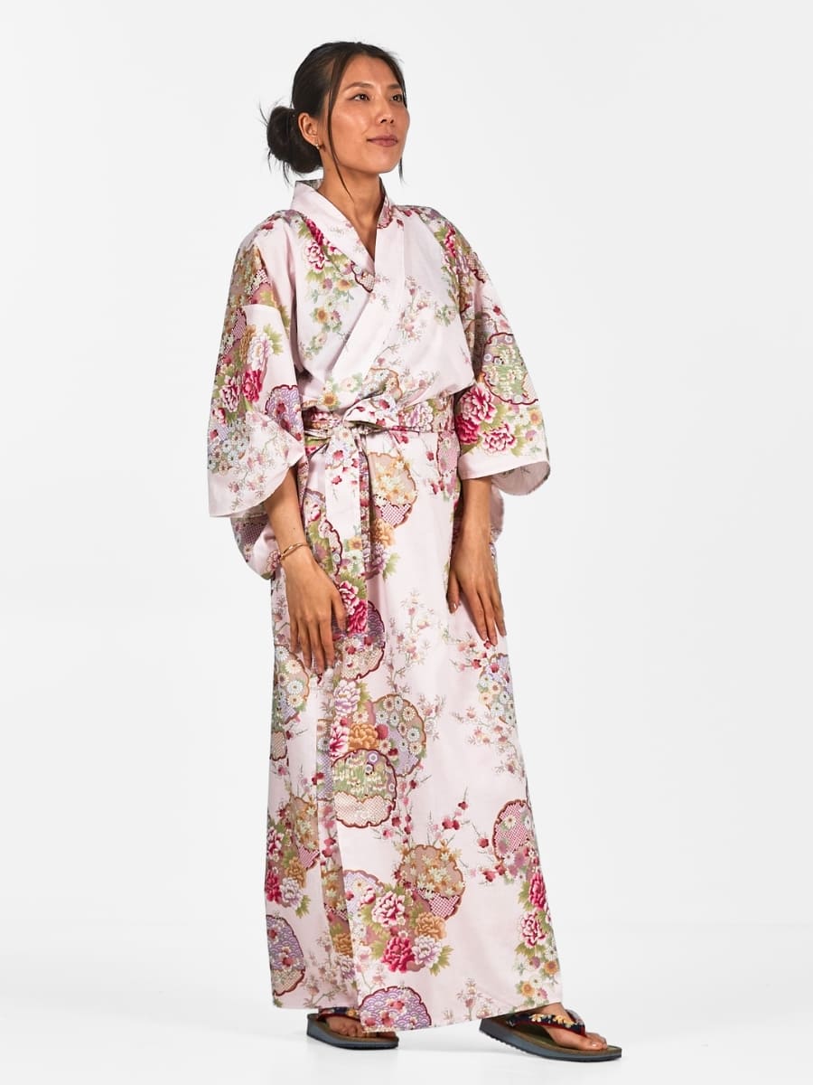 Women's Japanese Kimono - Maru Mon