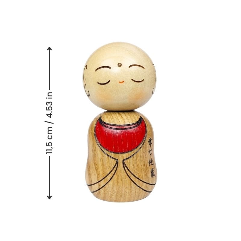 Kokeshi Doll Jizo Monk