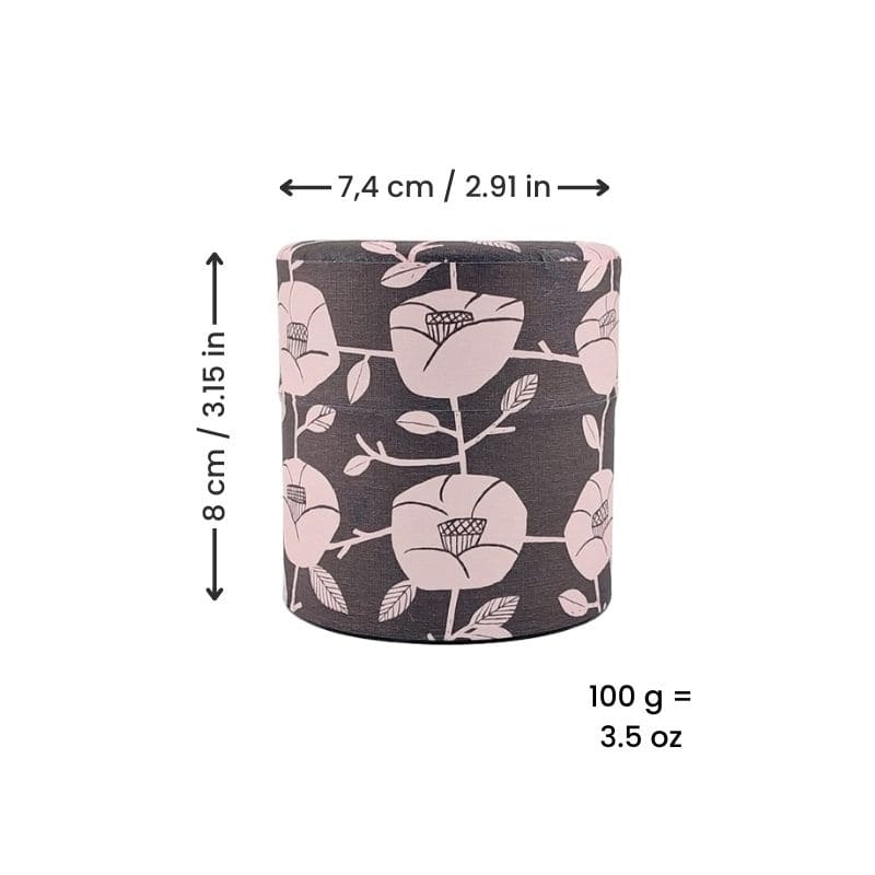 Small Tea Caddy - Tsubaki