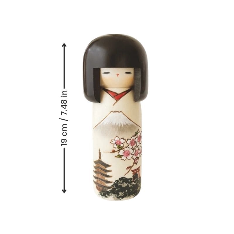 Kokeshi Doll - Mount Fuji