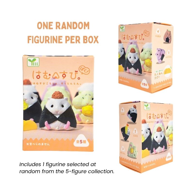 Japanese Gachapon Toy – Onigiri Hamster