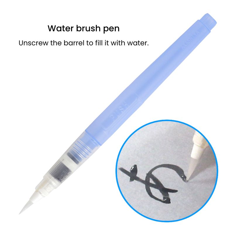 Hiragana Practice Set with Water Brush