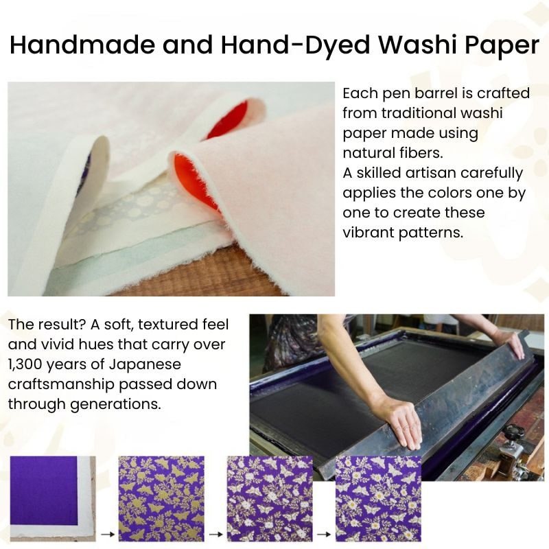 Set of 6 Tenpyo No Yume Colored Brush Pens