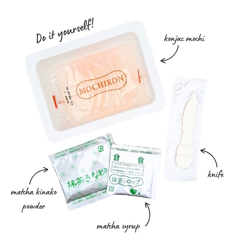 Mochikon Konjac Jelly – Matcha Flavor