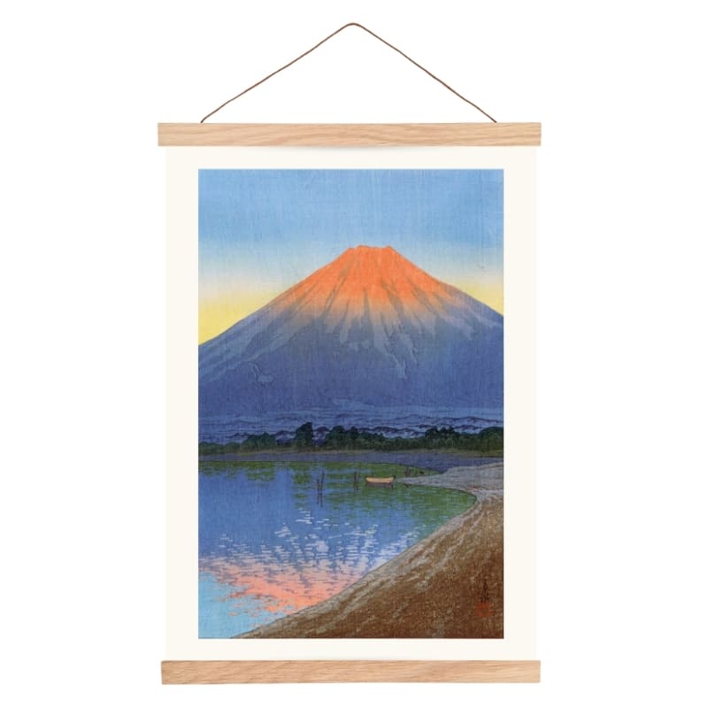 Japanese Poster - Yamanaka Lake
