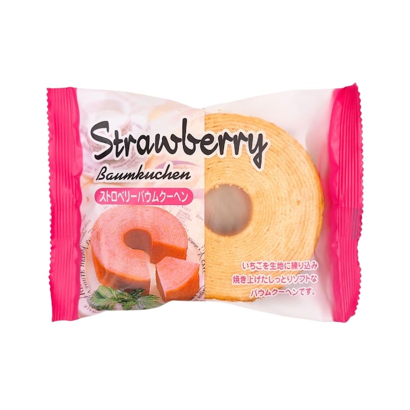 Baumkuchen Japanese Cake - Strawberry