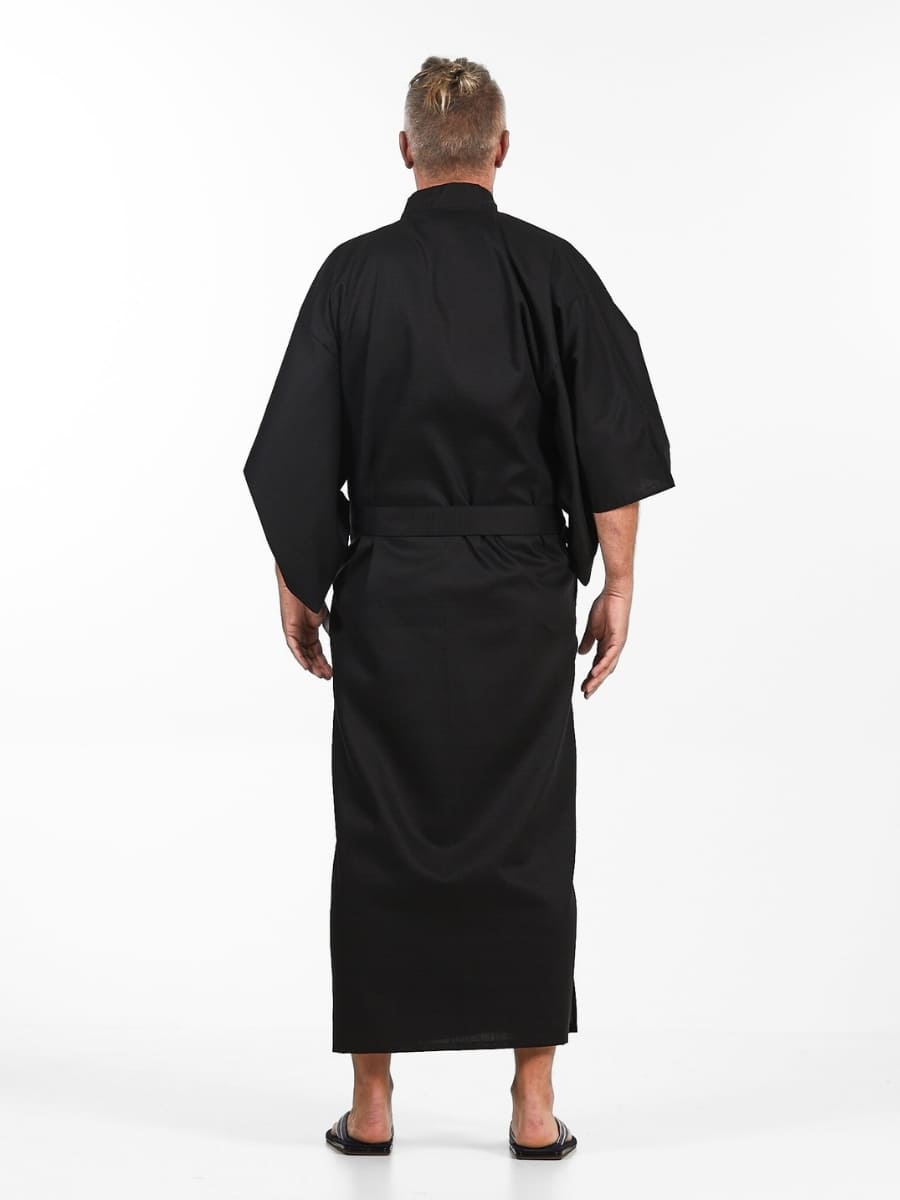 Black Men’s Kimono One Size