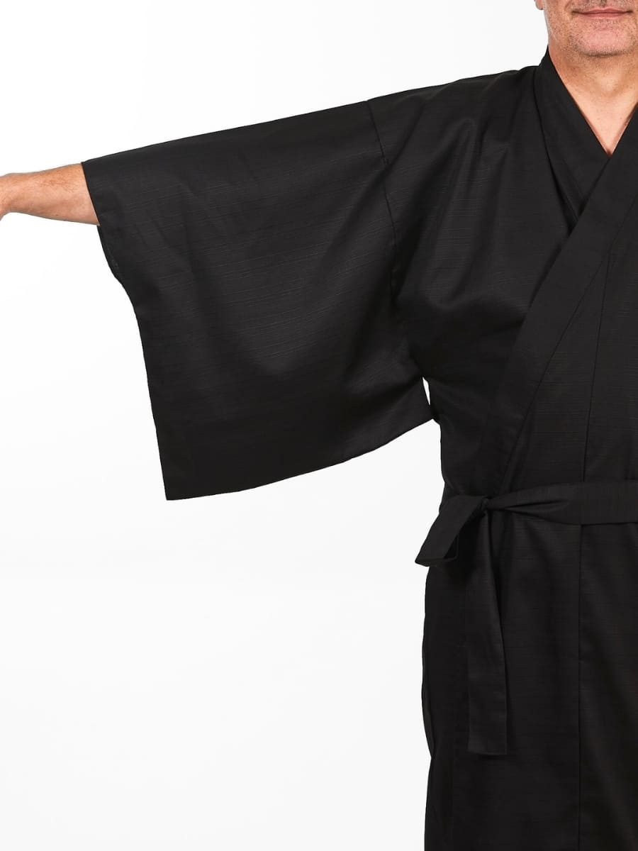 Black Men’s Kimono One Size