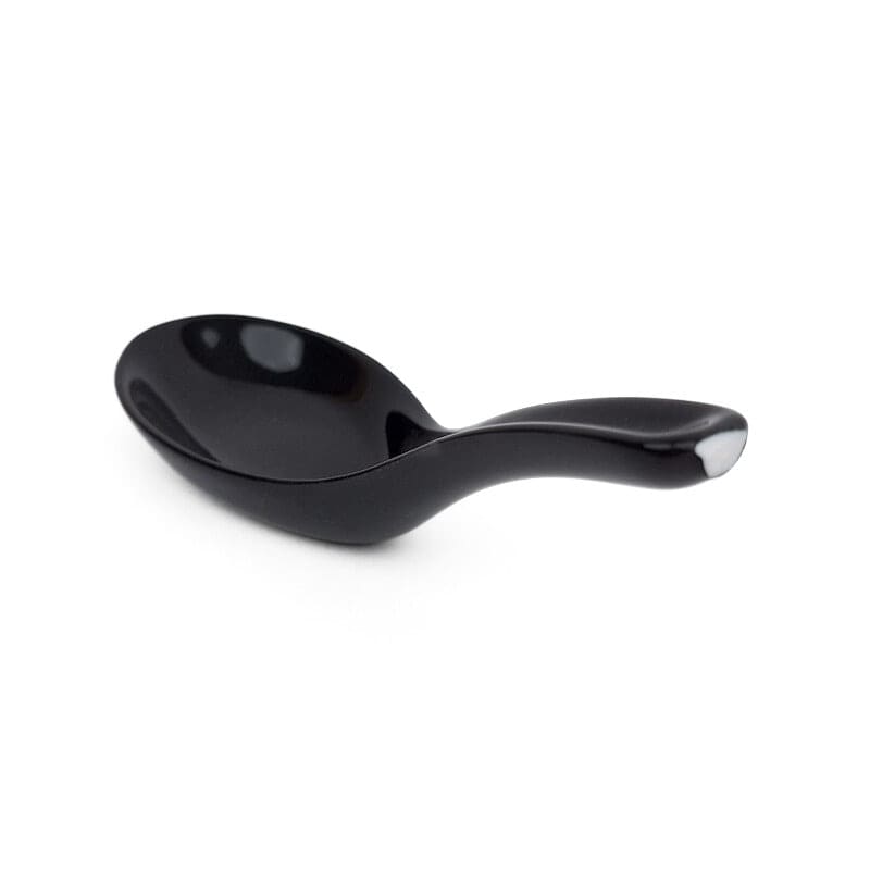 Black Porcelain Ramen Spoon