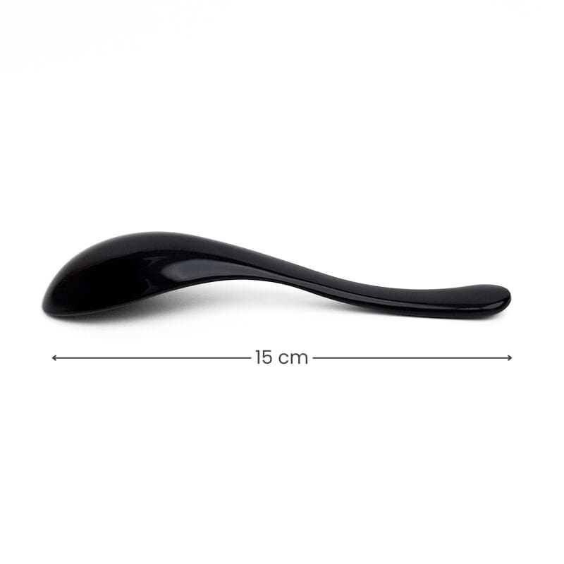 Black Ramen Spoon – Lacquered Resin