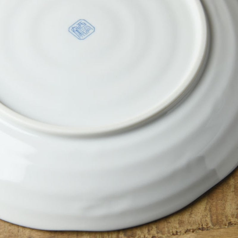 Blue Japanese Plate - Asanoha