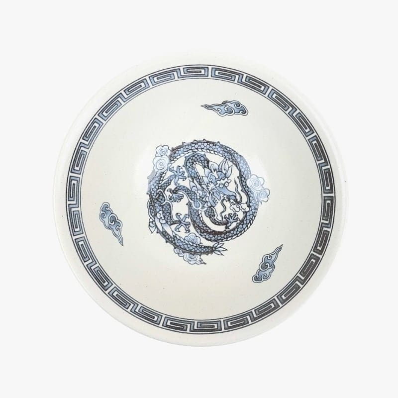 White Japanese Ramen Bowl