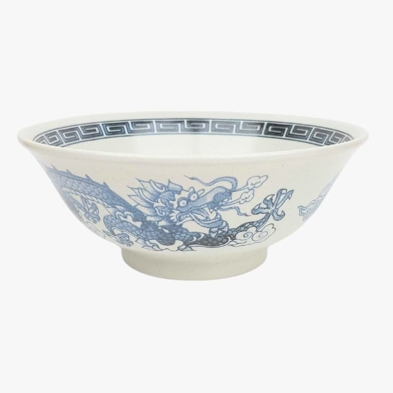 White Japanese Ramen Bowl