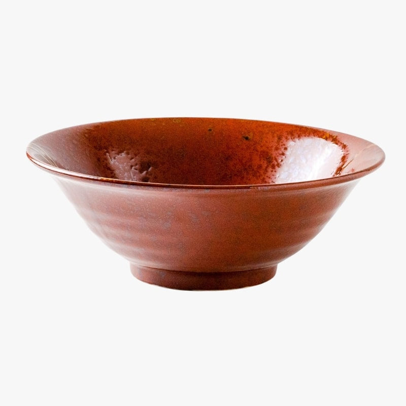 Red Japanese Ramen Bowl