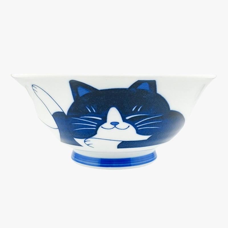 Blue Cat Japanese Bowl