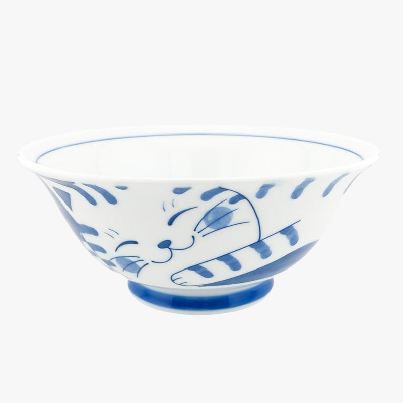 Neko Blue Japanese Bowl