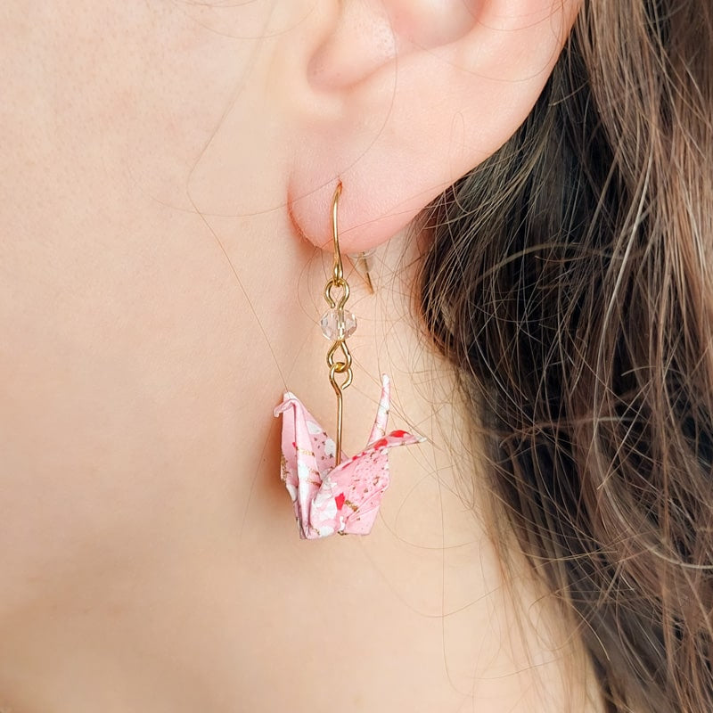 Pinku Origami Earrings