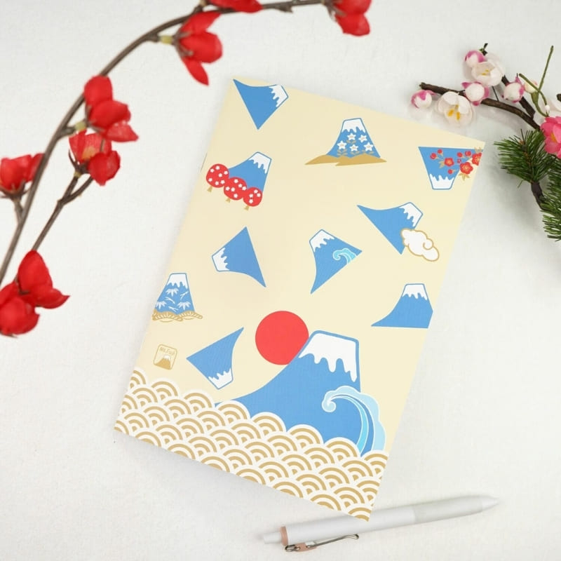 Japanese notebook Fujisan & Seigaiha