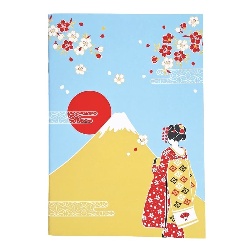 Japanese notebook Maiko & Mount Fuji
