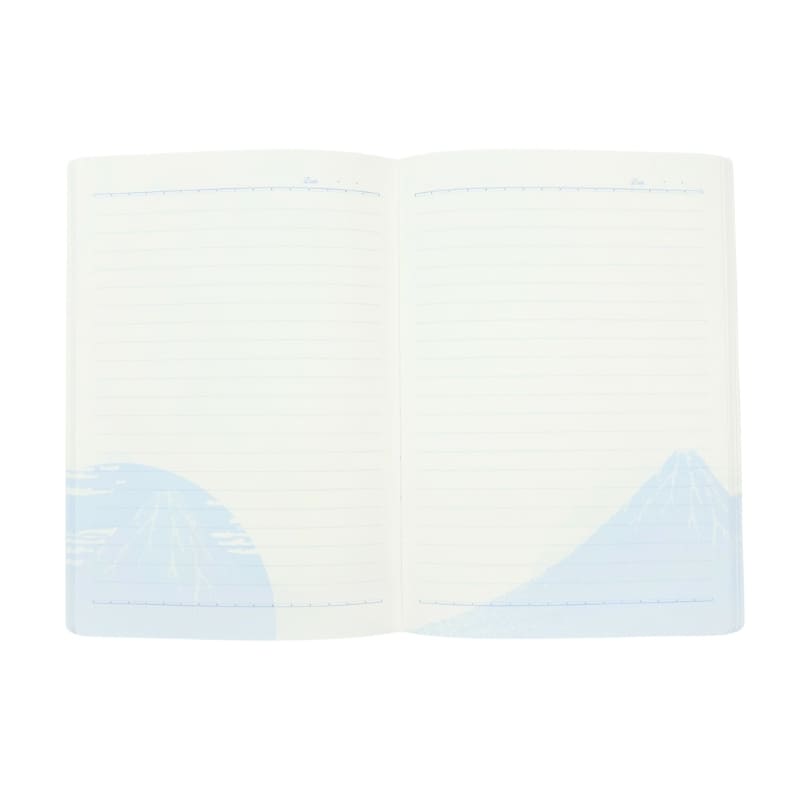Japanese notebook Mount Fuji Red