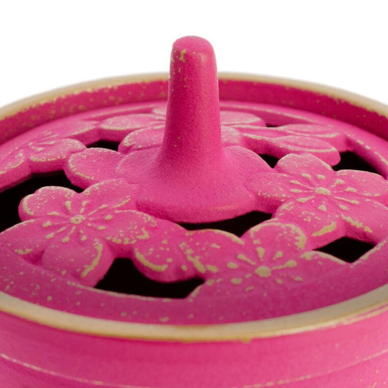 Cast Iron Incense Burner - Iwachu - Pink