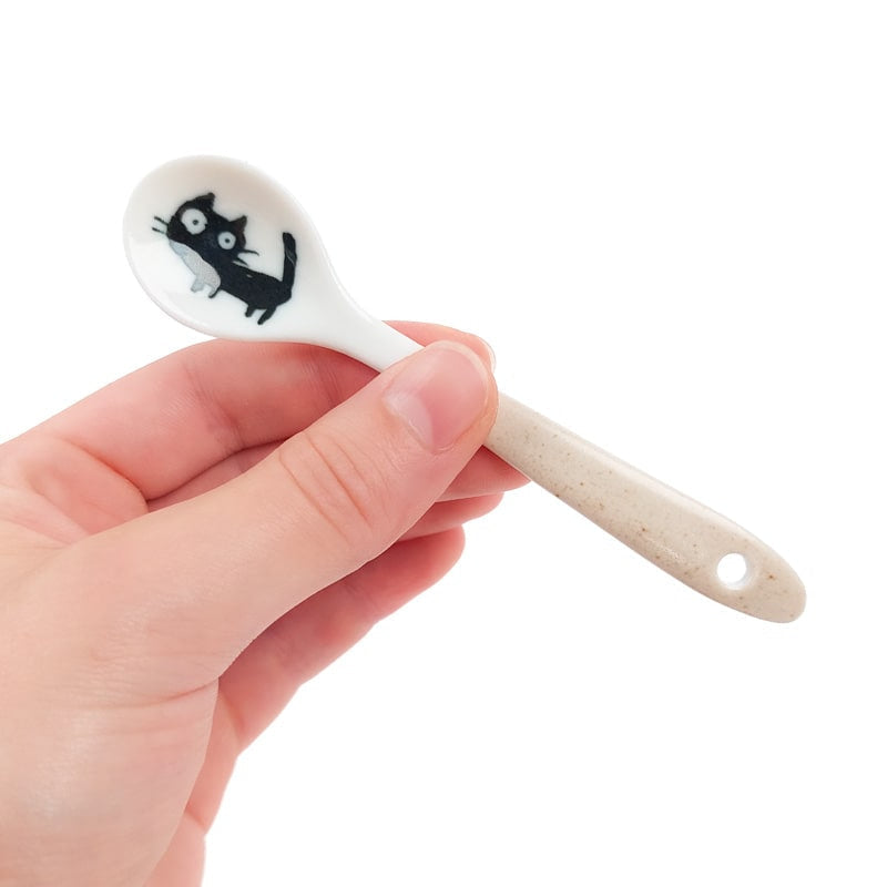 Cat Coffee Spoon - Beige