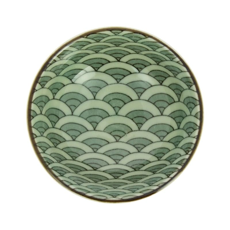 Ceramic Incense Holder - Wave Seigaiha