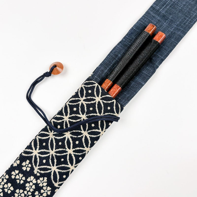 Fan Clutch Bag - Sakura