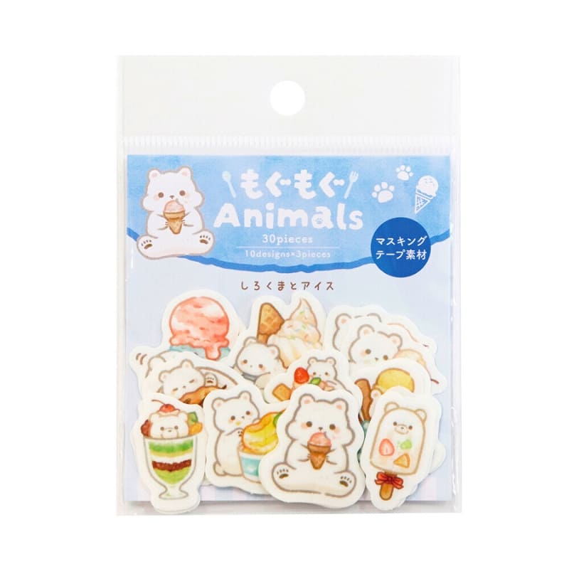 Flake Stickers – Kawaii Bear