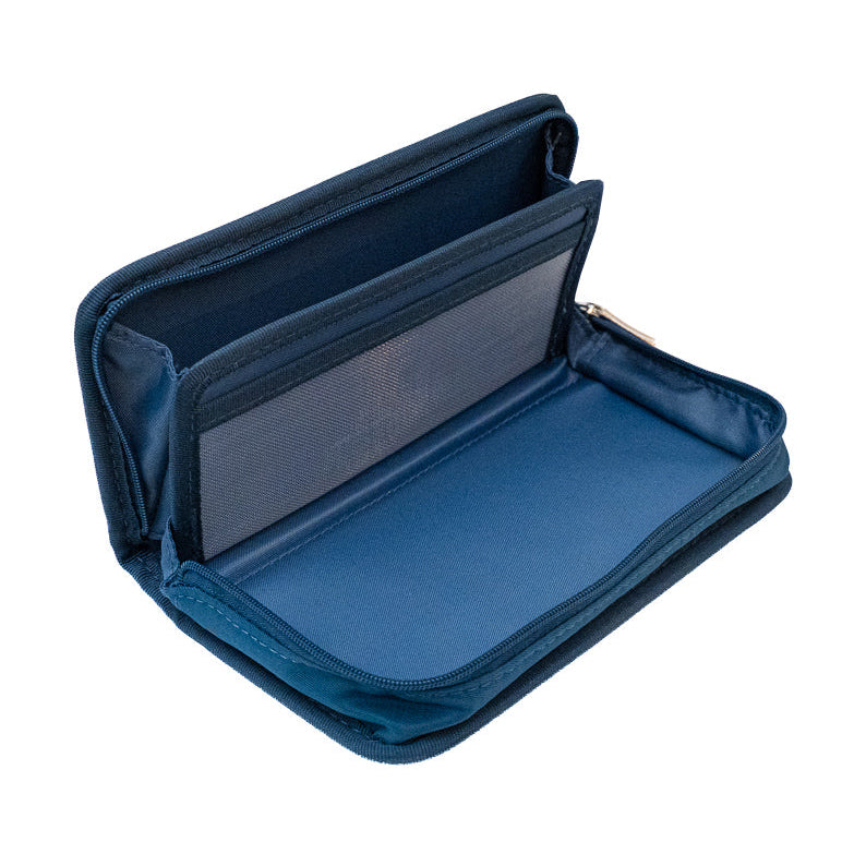 Flat Pencil Case - Navy Blue