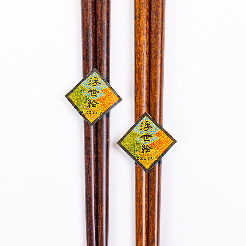 Fuji Red Chopsticks Set with Rests