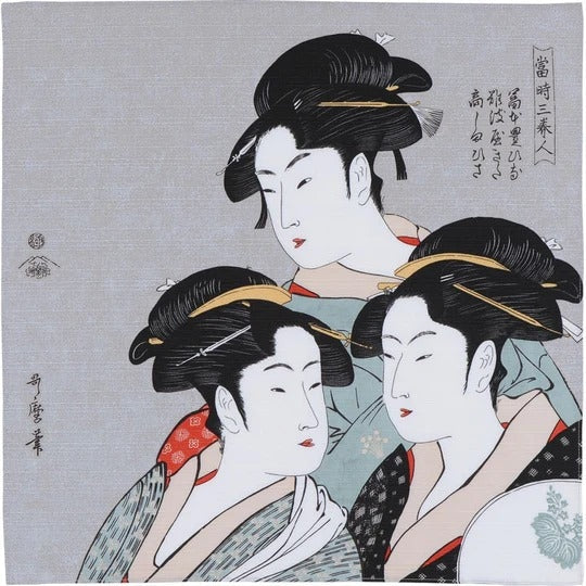 Furoshiki - Bijinga Stamp - 18.9x18.9