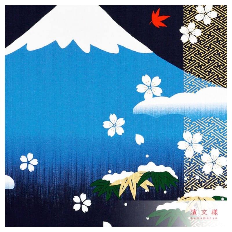 Furoshiki Japonais Quatre Saisons - 90x90 cm - 90cm x 90cm