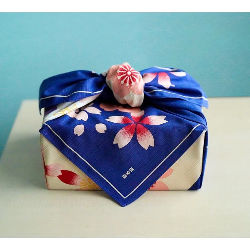 Furoshiki Japonais Shizuka Sakura - 90x90 cm - 90cm x 90cm