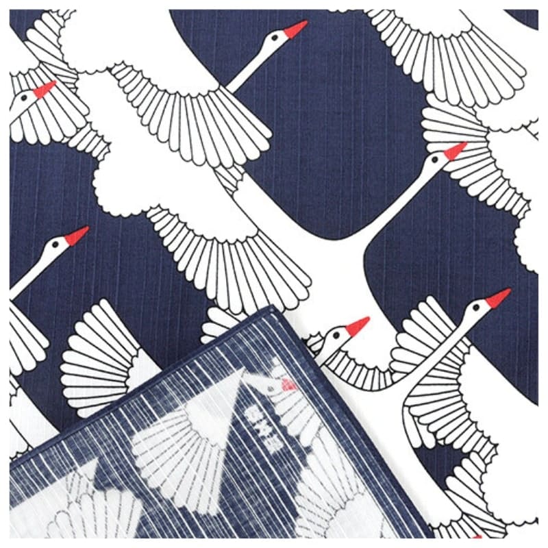 Furoshiki Japonais Shukuzuru - 90x90 cm - 90cm x 90cm