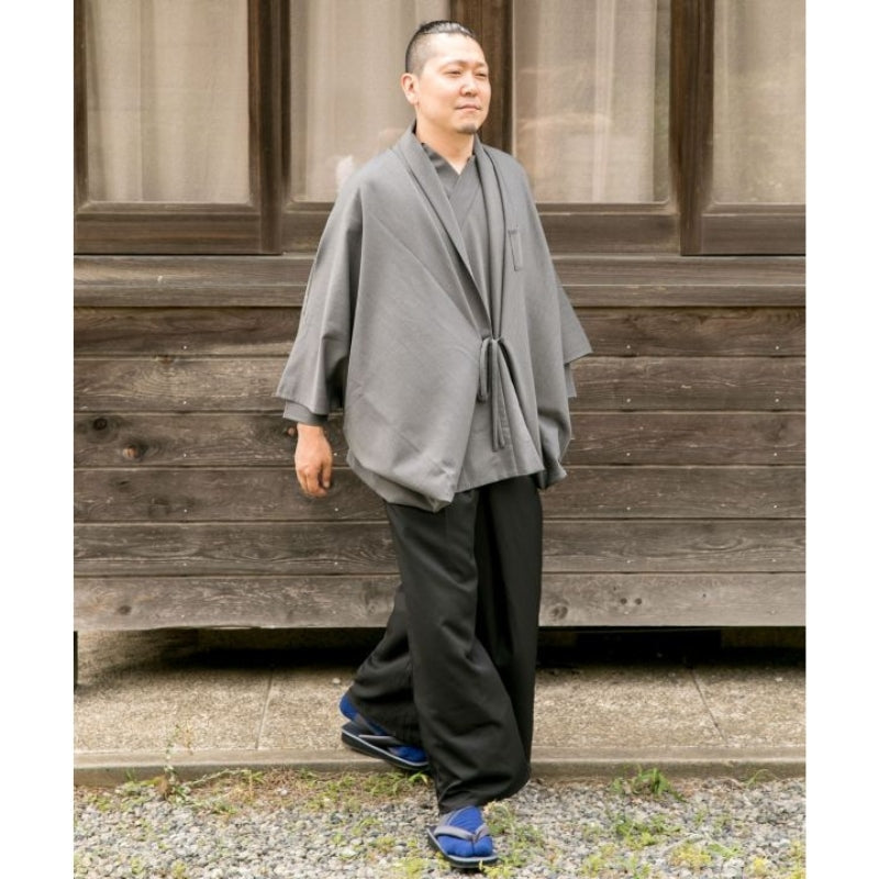 Grey Kimono Jacket Men One Size