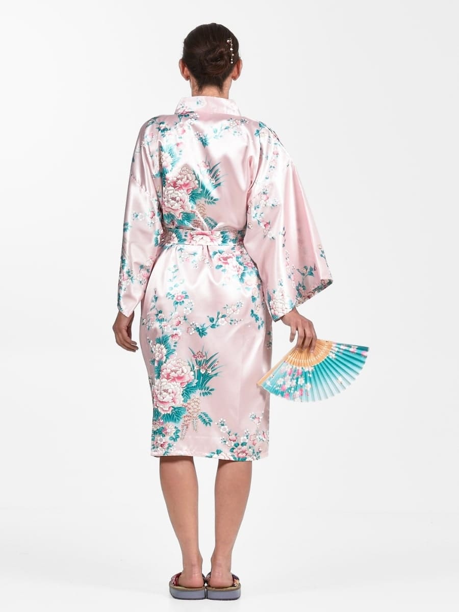 Happi Kimono Women - Peony & Iris One size