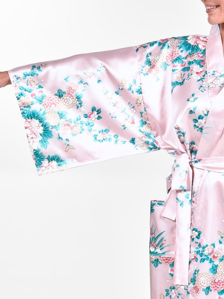 Happi Kimono Women - Peony & Iris One size