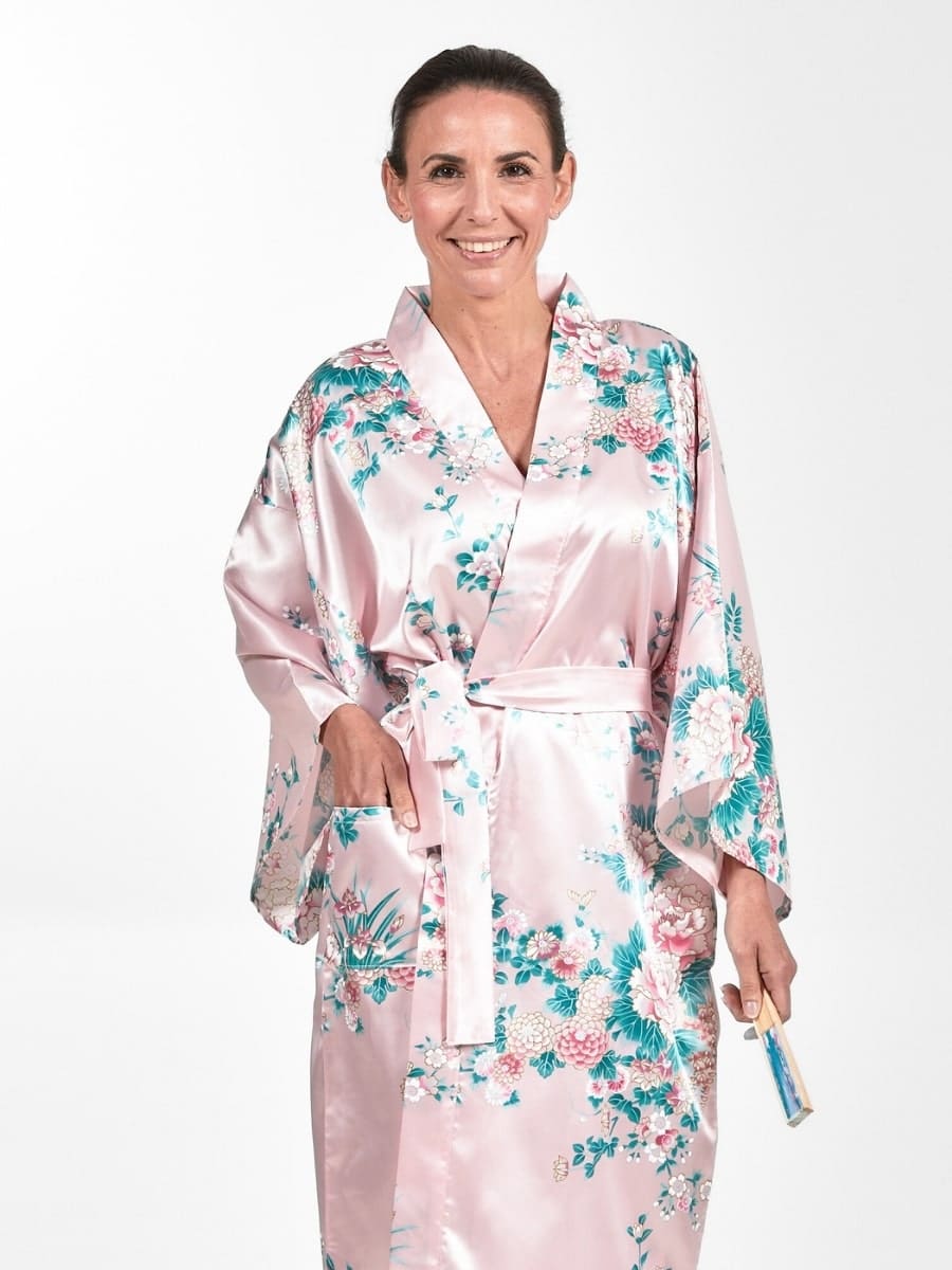 Happi Kimono Women - Peony & Iris One size