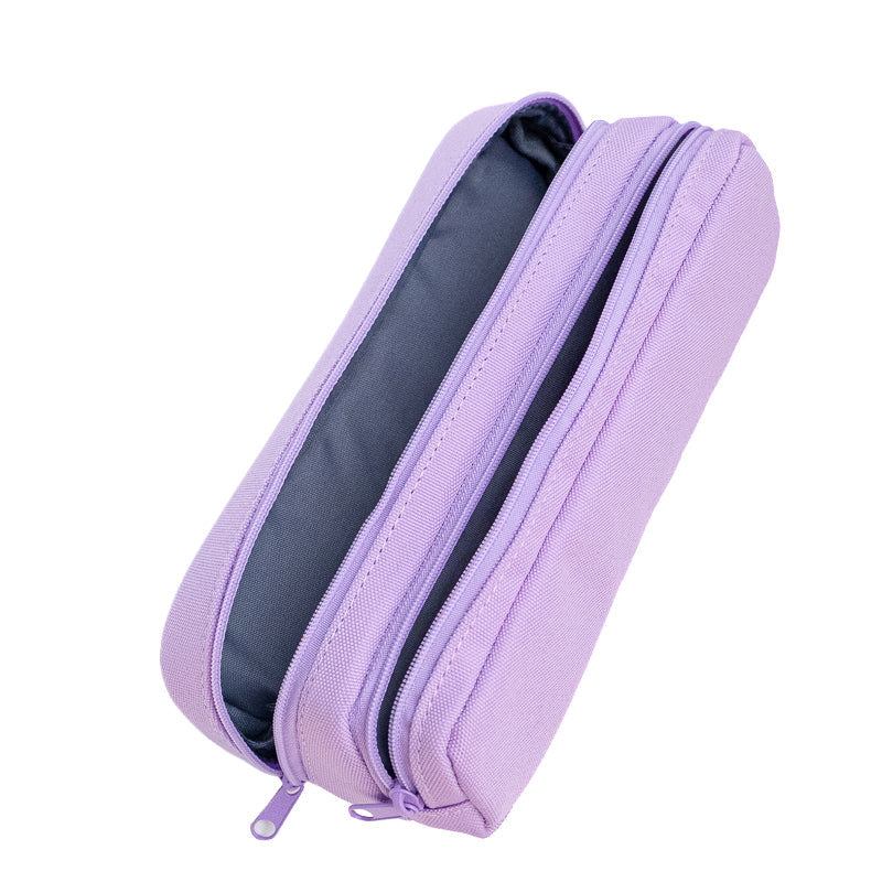 Japanese 2-in-1 Pencil Case - Purple
