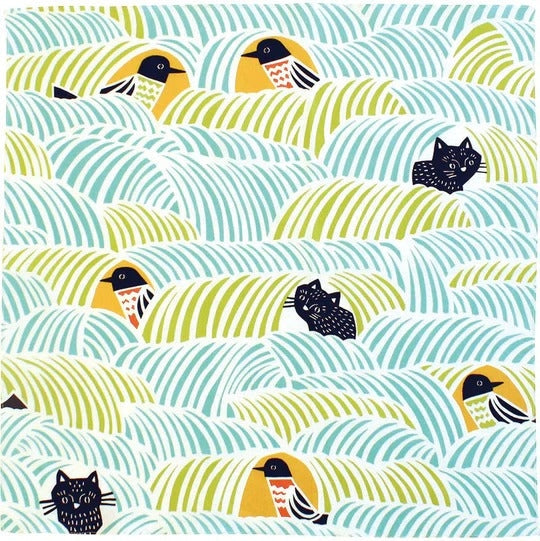 Japanese Artists Furoshiki - 27.5x27.5